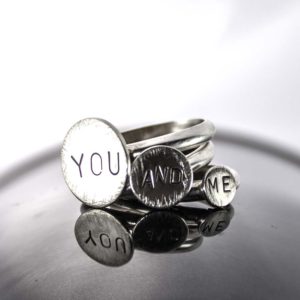 YOUANDMERingSilver